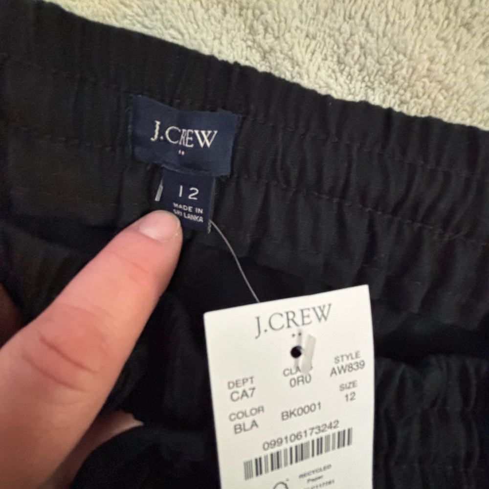 J.Crew Classic Black Trousers